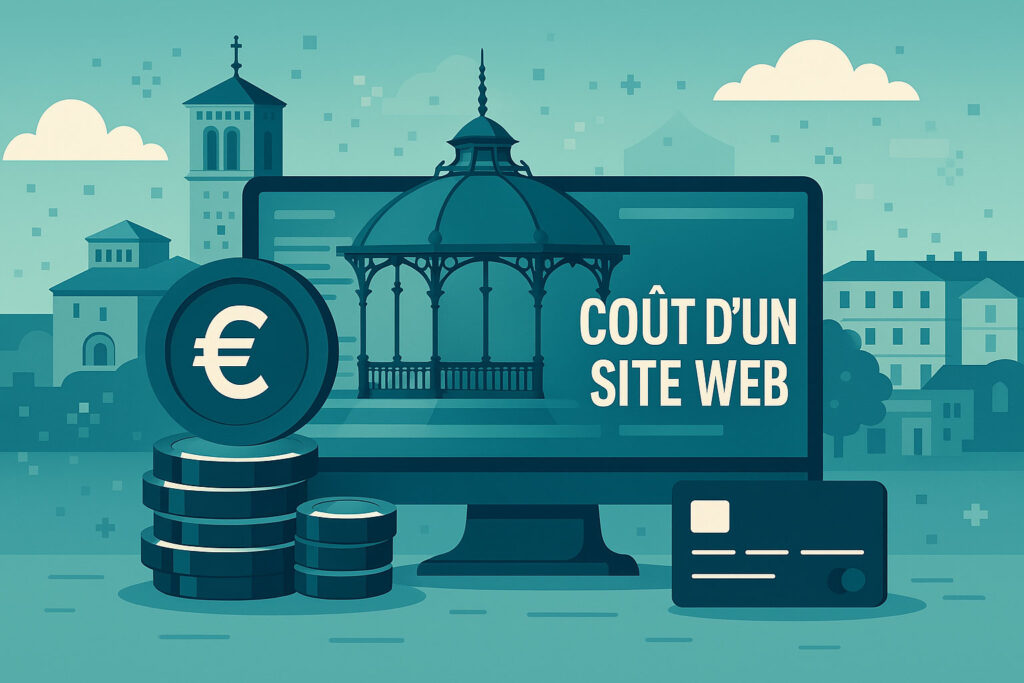 combien coûte un site web illustration