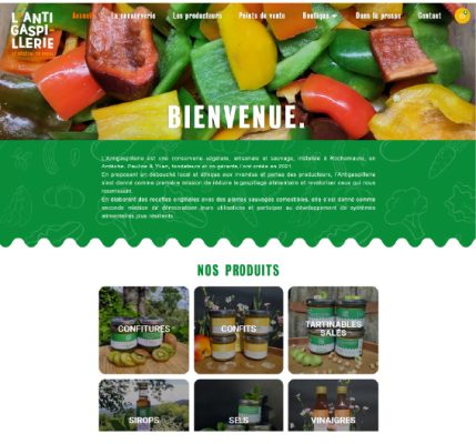 site internet l'antigaspillerie